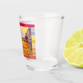 Atlantic City Beach Boardwalk Pop Art Shot Glas (Rechts)