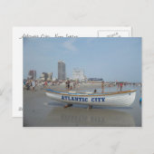 Atlantic City Beach Briefkaart (Voorkant / Achterkant)