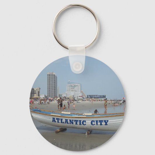 Atlantic City Beach Sleutelhanger (Voorkant)