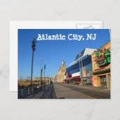Atlantic City Boardwalk Briefkaart (Voorkant / Achterkant)