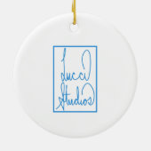 Atlantic City boardwalk schilderij ornament (Achterkant)