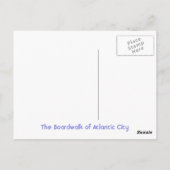Atlantic City Briefkaart (Achterkant)