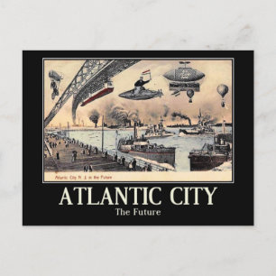 Atlantic City, in de toekomst,  Briefkaart