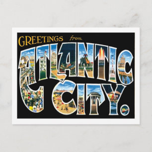 Atlantic City New Jersey US City Briefkaart