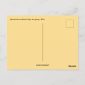 Atlantic City New Jersey Ward Boardwalk Carte post (Dos)