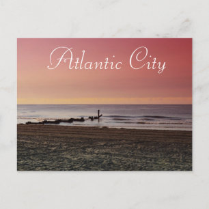 Atlantic City op Dusk Briefkaart