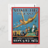 Atlantic City Pageant  Briefkaart (Voorkant / Achterkant)