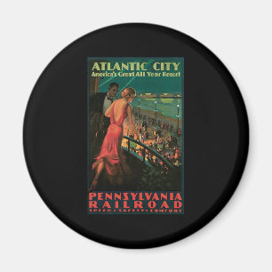 Atlantic City Pennsylvania Railroad Magneet