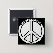 Atlantic City Pop Festival - 1969 Vierkante Button 5,1 Cm (Voorkant /achterkant)