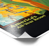 Atlantic City reisposter Foto Afdruk (Hoek)