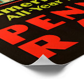Atlantic City Reisposter Poster (Hoek)