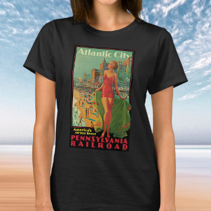 Atlantic City Resort, Pennsylvania Railroad Reis T-shirt