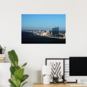 Atlantic City Skyline Poster (Thuiskantoor)