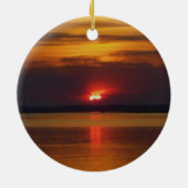 Atlantic City Sunset Ornament (Achterkant)
