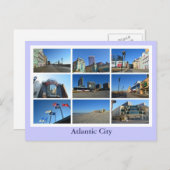 Atlantic City Uitzichten Briefkaart (Voorkant / Achterkant)