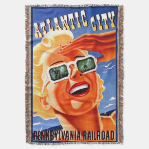 Atlantic City via Pennsylvania Railroad Deken