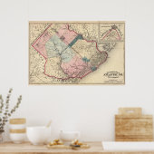 Atlantic County, NJ Poster (Keuken)