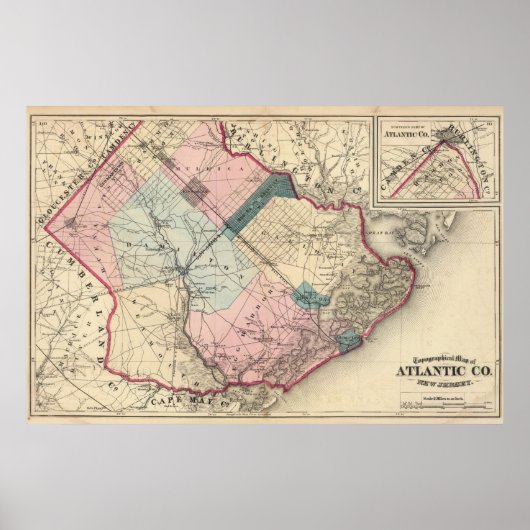 Atlantic County, NJ Poster (Voorkant)