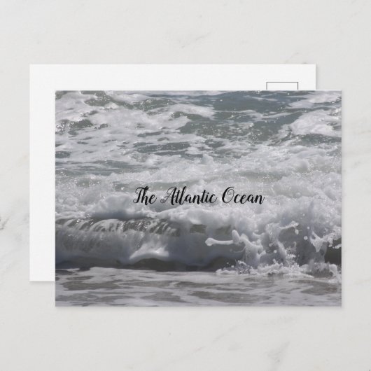 Atlantic Ocean Post Kaart (Voorkant / Achterkant)