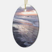 Atlantic Ocean Sunrise Keramisch Ornament (Links)