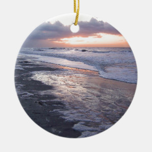 Atlantic Ocean Sunrise Keramisch Ornament