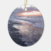 Atlantic Ocean Sunrise Keramisch Ornament (Links)
