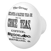 Atlantic & Pacific Tea Co.  reclame Keramische Knop (Rechts)