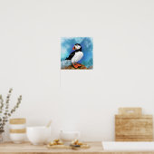 Atlantic Puffin Bird Poster Painting (Keuken)