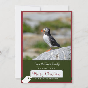 Atlantic Puffin Christmas Kaart