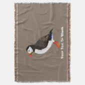 Atlantic Puffin Deken (Voorkant Verticaal)