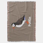 Atlantic Puffin Deken (Voorkant Verticaal)