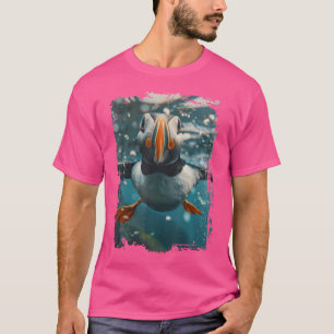 Atlantic Puffin Diving Zee T-shirt