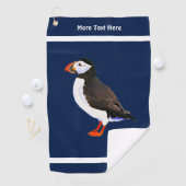 Atlantic Puffin Golfhanddoek (Insitu)