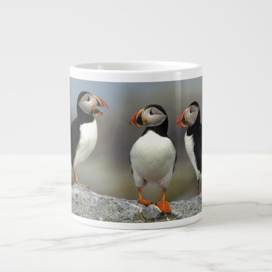 Atlantic Puffin Group Extra Grote Mok (Voorkant)