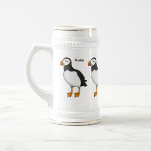Atlantic puffin-illustratie bierpul