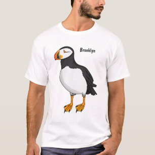 Atlantic puffin-illustratie t-shirt