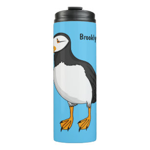 Atlantic puffin-illustratie thermosbeker