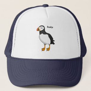 Atlantic puffin-illustratie trucker pet