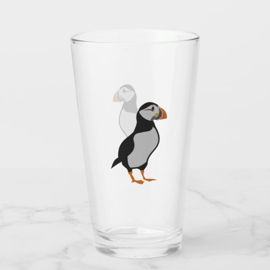 Atlantic Puffin Permanent Glas (Achterkant)