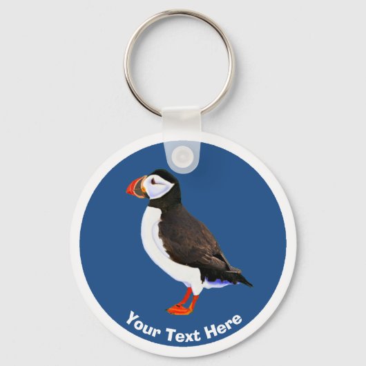 Atlantic Puffin Sleutelhanger (Voorkant)
