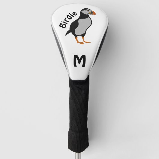 Atlantic Puffin Staande De Succes Birdie Golfheadcover (Voorkant)