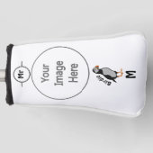 Atlantic Puffin Staande De Succes Birdie Golfheadcover (Voorkant)