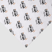 Atlantic Puffin Staande De Succes Birdie Tissuepapier (Detail)