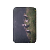 Atlantic Puffins Bath Mat (Voorkant Verticaal)
