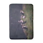 Atlantic Puffins Bath Mat (Voorkant Verticaal)