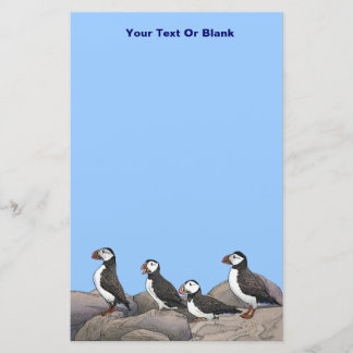 Atlantic Puffins Briefpapier