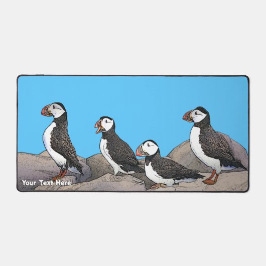 Atlantic Puffins Bureaumat (Voorkant)