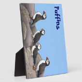 Atlantic Puffins Fotoplaat (Zijkant)