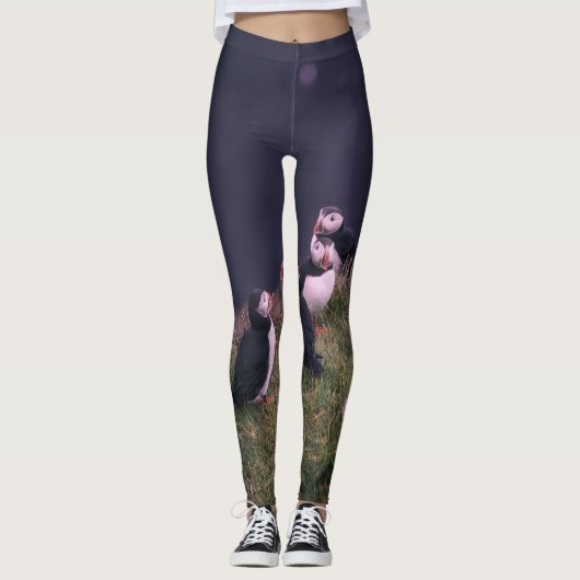 Atlantic Puffins Leggings (Voorkant)