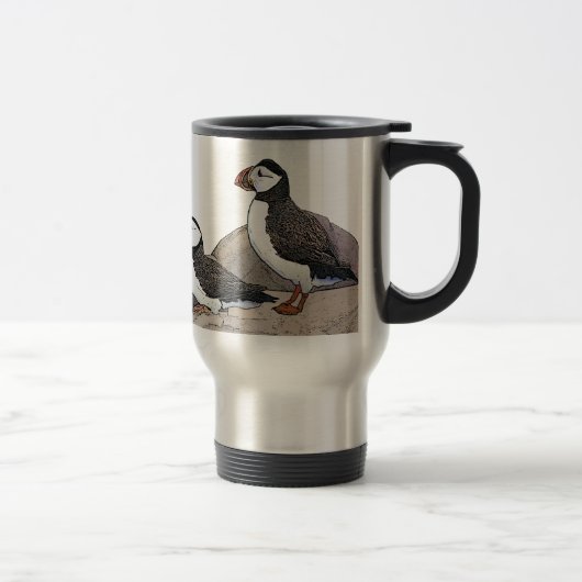 Atlantic Puffins Reisbeker (Rechts)